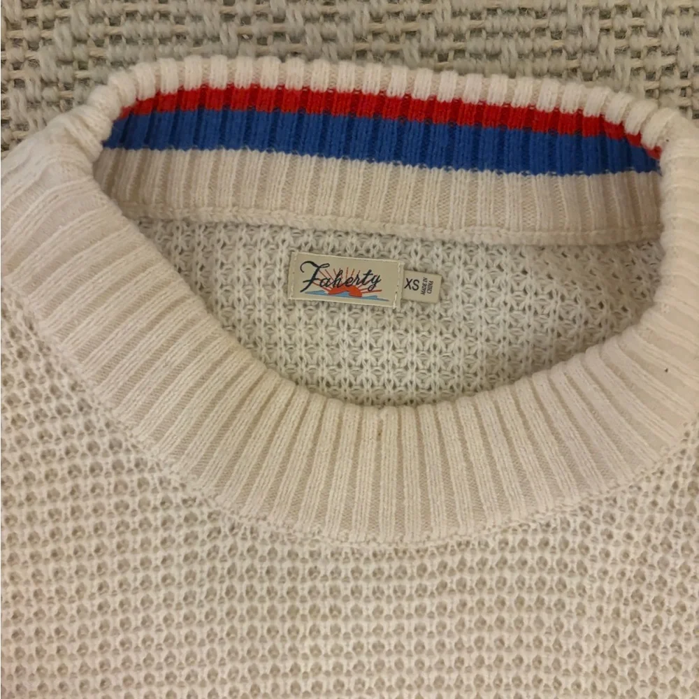 Faherty Waffle Sweater - Picture 3 of 7